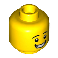 Lego hlava, žlutá (6153335)